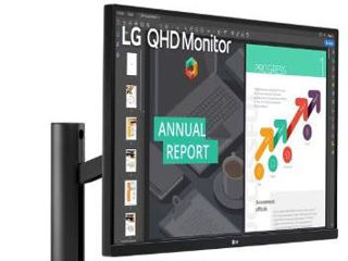 Slika LG Ergo monitor 27QN880P-B27",QHD,IPS,75hz,Ergo postolje350cd,2xHDMI,DP,USB,USB Type-c 60W,