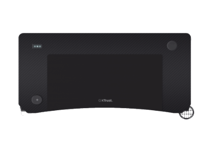 Trust GXT710 Luminus Pro RGBgaming sto, wireless punjač,120x60x74 cm, crni