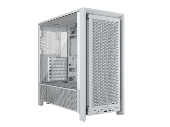 CORSAIR FRAME 4000D RS Case3xRS120 fans, 360mm radiator170mm cooler, 430mm GPU, ATX, White