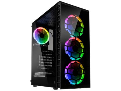 Kolink Observatory Lite ARGB ATX, Mid-tower, TG, 4x120mm ARGB Fans, RGB Controller
