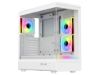 RYZE HEROIC HC500 3F White 1xARGB fan + 2x ARGB Reverse ATX, tempered glass