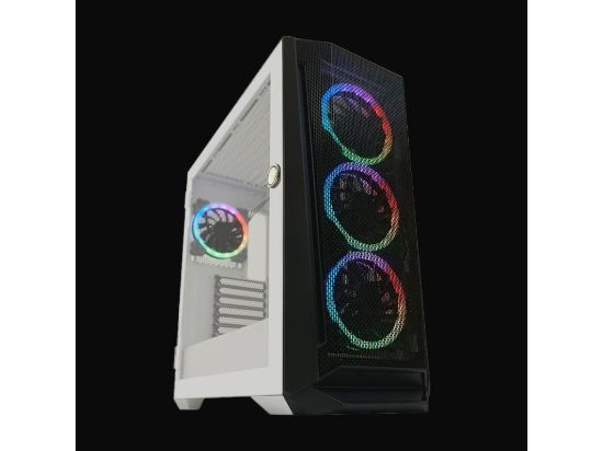 LC-Power Case Gaming 805BWHolo-1_X, Midi-Tower,4x120ARGBGPU: 390mm, CPU Cooler: 165mm