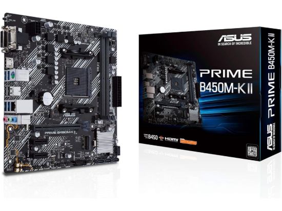 ASUS MB PRIME B450M-K II AMD B450;AM4;2xDDR4 VGA,DVI,HDMI;micro ATX