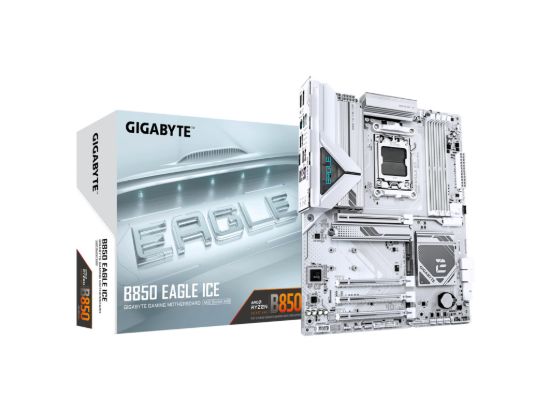 Gigabyte MB B850 Eagle Ice AM5; 4xDDR5; 3xM.2; 4xSATA 8xUSB; HDMI, DP; USB Type-C, ATX;