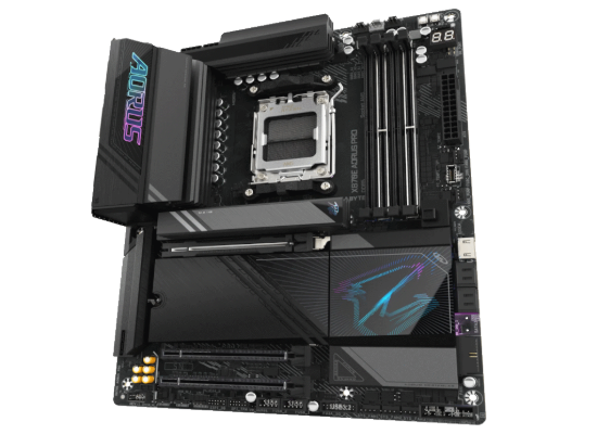 Gigabyte MB X870E AORUS PRO AM5, 4x DDR5, 4x M.2, 4xSATA 2x HDMI, 10x USB, ATX