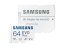 Samsung Micro SD 64GB EVO Plussa adapterom;Up to 160MBs
