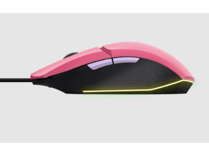 Trust GXT109B Felox gaming miš, žičani, pink