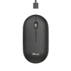 Trust Puck wireless punjivimiš, ultra-thin, silent,800-1600 dpi, obje ruke, 4 tipke, crni