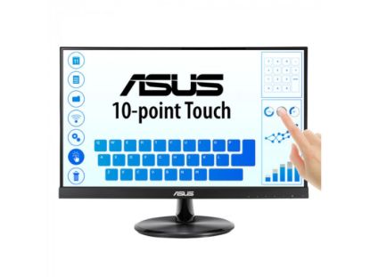 Asus monito VT229H 21,5" Touch21,5",Touch,IPS,250cd,VGA,HDMISpeakers,VESA 100x100, 60Hz, FHD