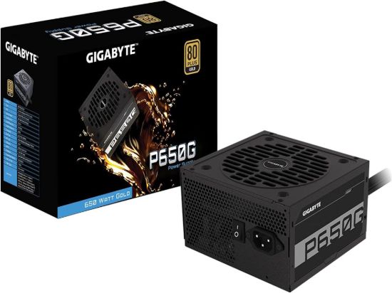 Gigabyte PSU P650W PCIe 5.1 80+ Gold, ATX 3.1, silent fan 650w