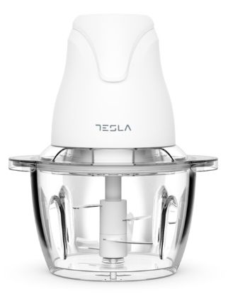 TESLA Sjeckalica FC302WSnaga 400 W; Kapacitet 1 L; 4 inox oštrice na 2 nivoa; staklena pos
