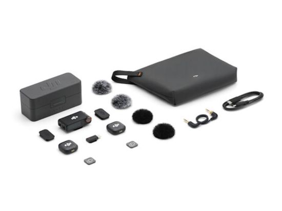 DJI Mic 3 (2TX+1RX+CC)mikrofon, prenos zvuka do 250m5.5h snimanja,48kHz 24 zvuk,OLED zaslon
