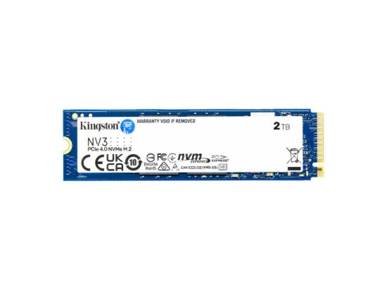 Kingston SSD 2TB NV3NVMe PCIe Gen 4.0x4R/W : 6000/5000MB/s