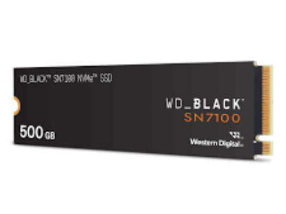 WD SSD 500GB Black SN7100 NVMeM.2 2280;PCIe Gen4;6800/5800 MB/s