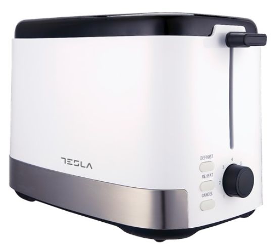 TESLA Toster TS300BWX800 W; 7 postavki za pečenje;funkc.podgrijavanje, odmrzavanje, prekid