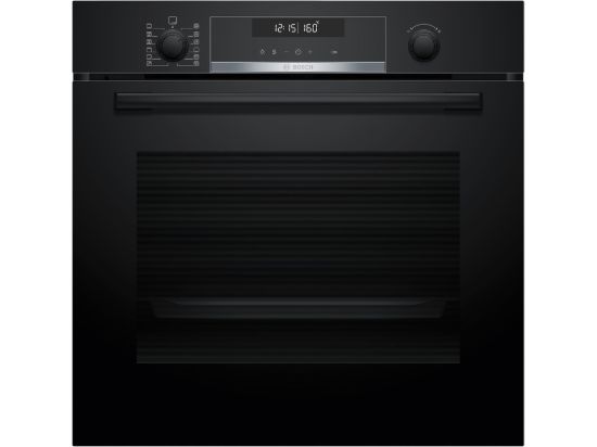 BOSCH pećnica Serie 6| CRNA, A, PIROLIZA, AutoPilot 30,71L,AirFry, Teleskopska vodilica, 10 progra