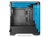 Chieftec Apex Case4x120mm A-RGB fans,control hubtempered glass, E-ATX