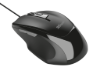 Trust Voca Comfortable miš žičani, easy-to-use, crni,800-2400 DPI, optički, 6 tipki, usb 2.0