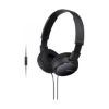 Sony slusalice ZX110A crnenaglavne, sa mikrofonom
