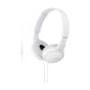 Sony slusalice ZX110A, bijele,naglavne, sa mikrofonom