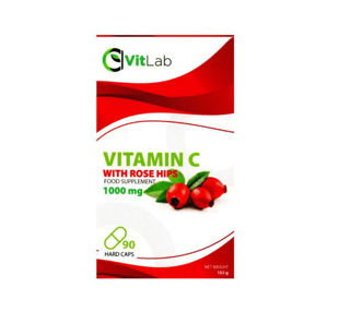 Slika VitLab Vitamin C with rosehips (90 kapsula)