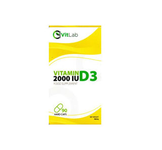 Slika VitLab Vitamin D3 2000 IU (90 kapsula)