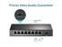 Slika TP-Link TL-SF1008P switch POE 8X10/100 Mbps RJ45 ports 4xPoE+ ports