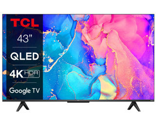Slika TCL 43"C635 4K QLED TVGoogle TV; WCG; 120 HZ DLG;MEMC; HDMI 2.1; boja crna; 5G garancija