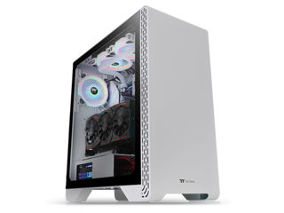 Slika Thermaltake S300 TG Snow Mid tower case, bijela boja, 1x Standard fan 120mm