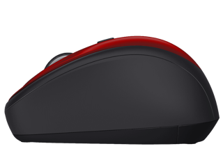 Slika Trust Yvi+ Silent Wireless miš crveni, sa tihim tipkama, 800-1600 dpi, optički, 4 tipke