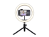 Slika Trust Maku streaming kit 2in1 Ring light + green screen tripod, webcam mount, phone clamp