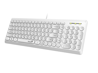 Slika Genius SlimStar Q200 tastatura bijela, low-profile tipke BH/HR/SER layout, USB