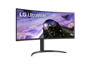 Slika LG 34'' 21:9 QHD monitor 100Hz34",VA,1ms,300cd,HDMIx2,DP,Zvučnici,HA,Nagib,Crna boja