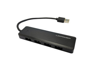 Slika LC-Power USB Hub, 4x USB port USB 3.0, Plug n Play, A port