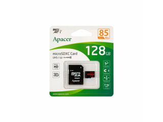 Slika APACER microSD 128GB Class 10Adapter ,UHS-I U1R/W:85/10MB/s